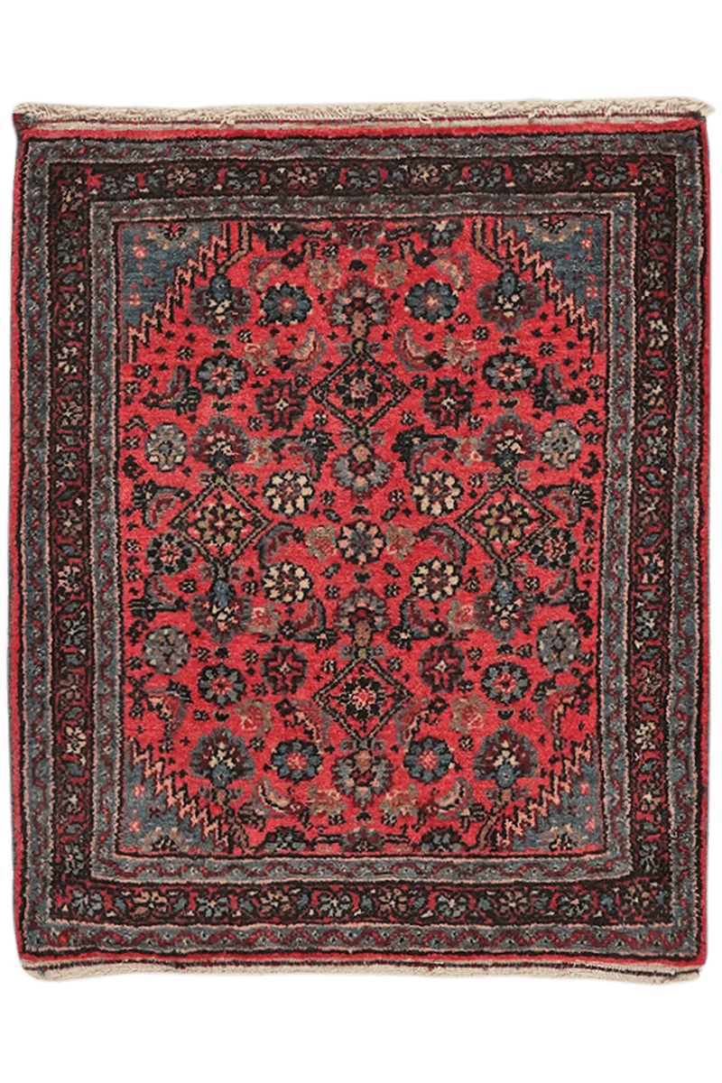 Mehreban · Handgeknüpft – Rot, 74x62 cm