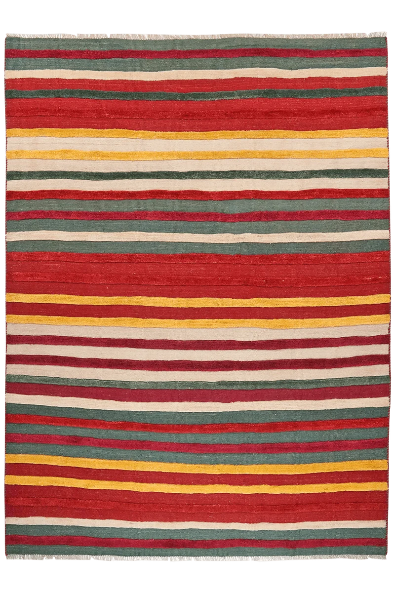 Kelim Gabbeh · Handgewebt – Bunt, 280x208 cm