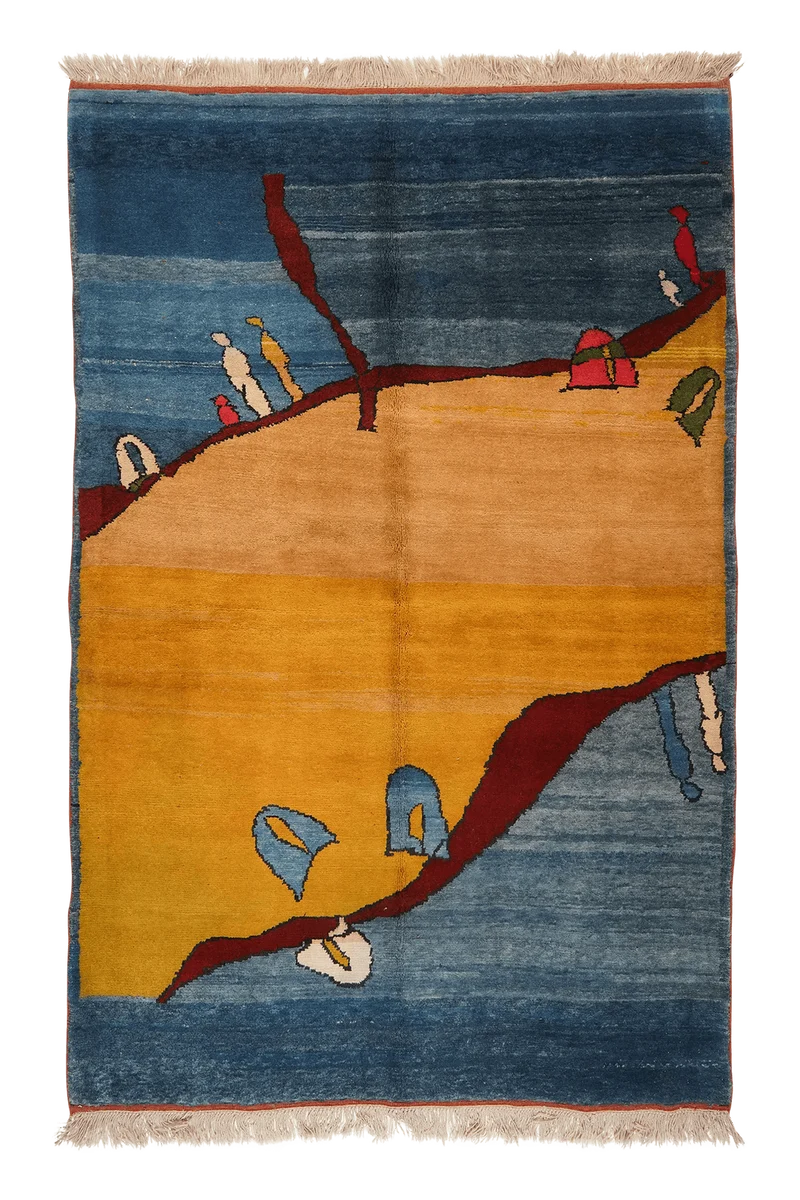 Konya · Handgeknüpft – Gelb, 238x154 cm
