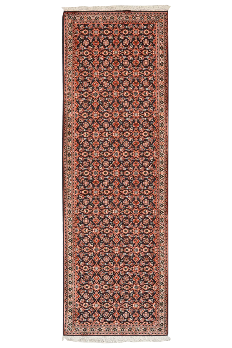 Tabriz 50 Raj · Handgeknüpft – Blau, 200x66 cm