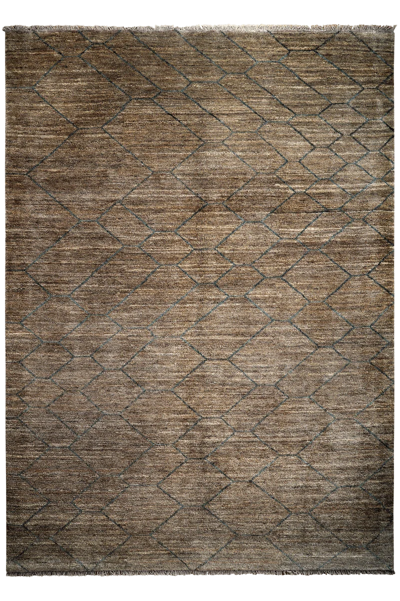 Gabbeh Basi · Handgeknüpft – Grau, 288x209 cm