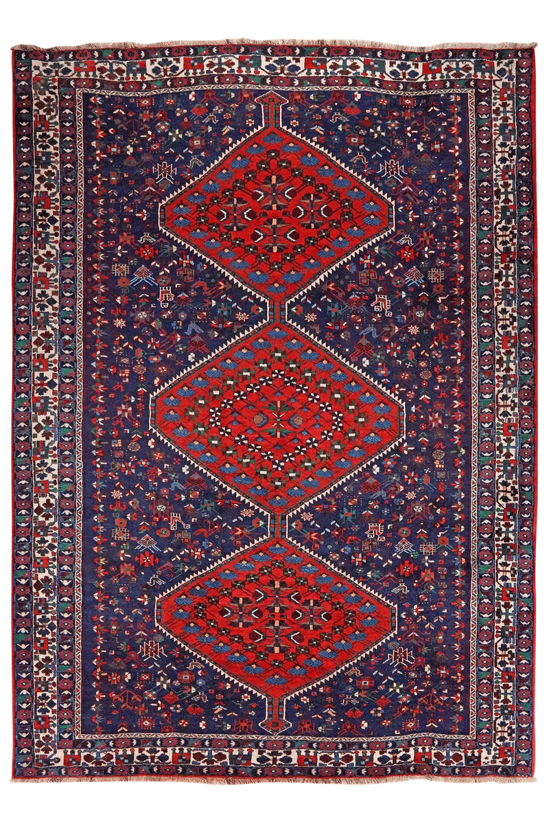 Boynat · Handgeknüpft – Blau, 330x236 cm