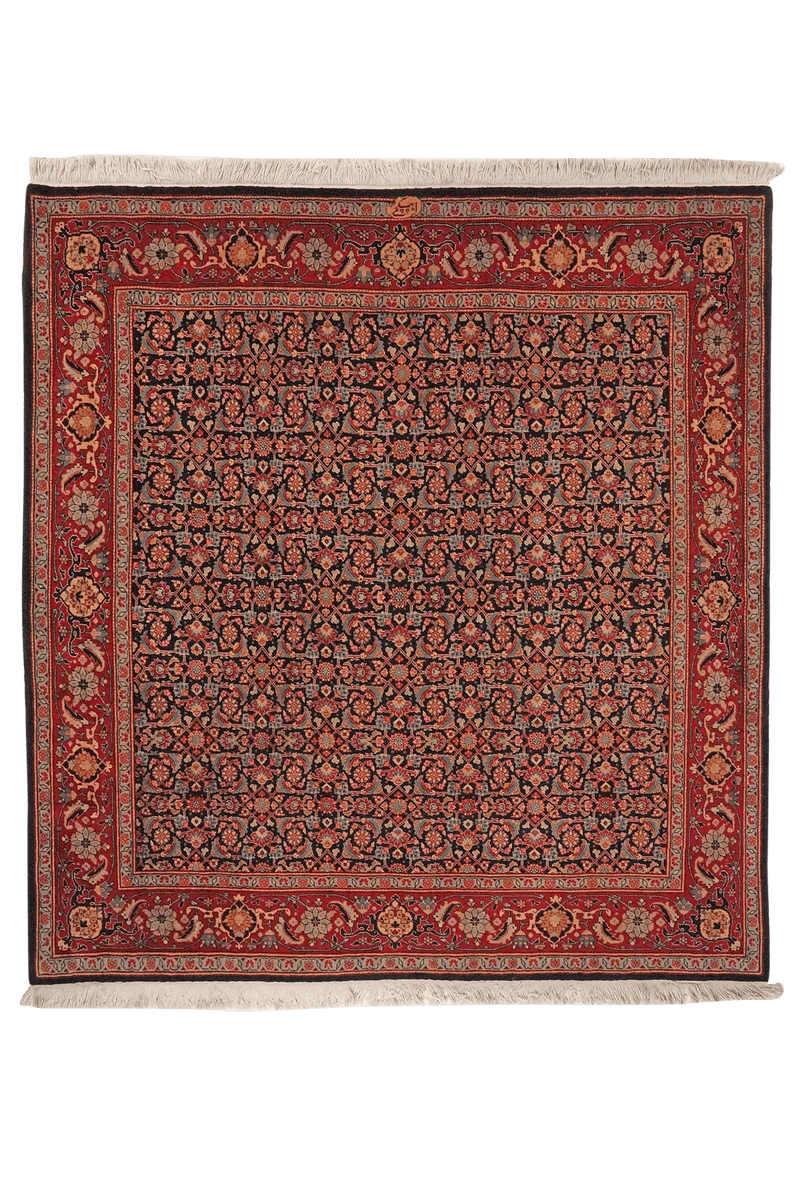 Tabriz 40 Raj · Handgeknüpft – Blau, 210x200 cm