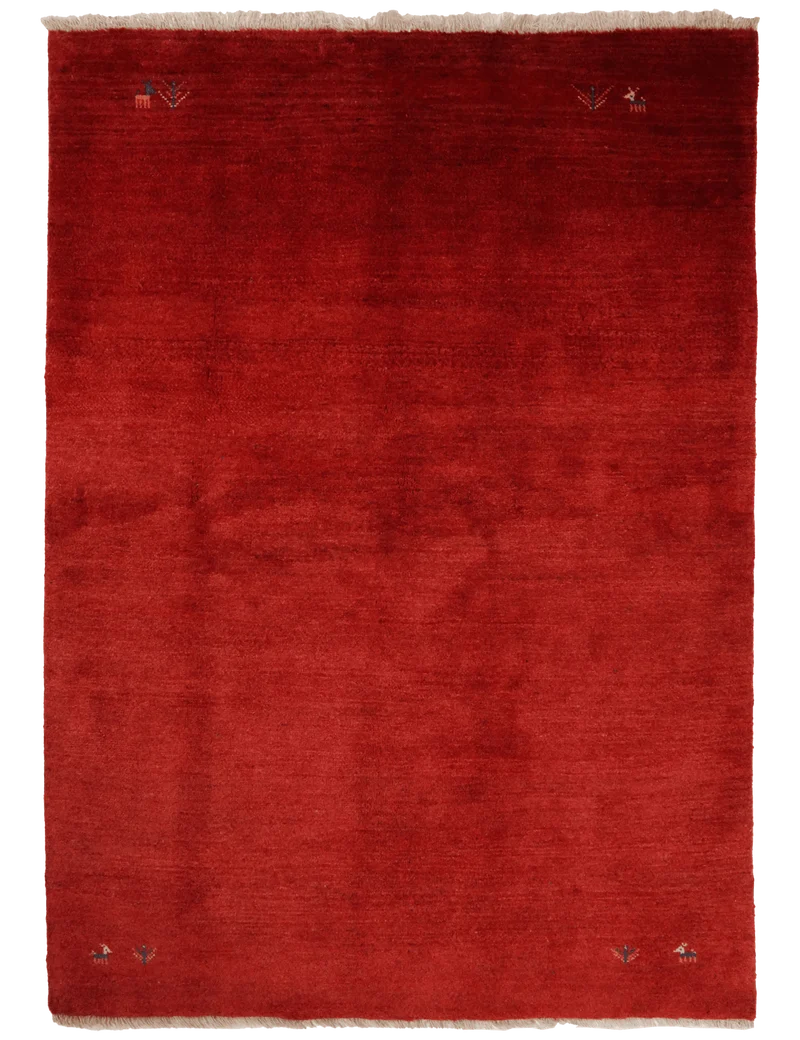 Gabbeh · Handgeknüpft – Rot, 220x154 cm