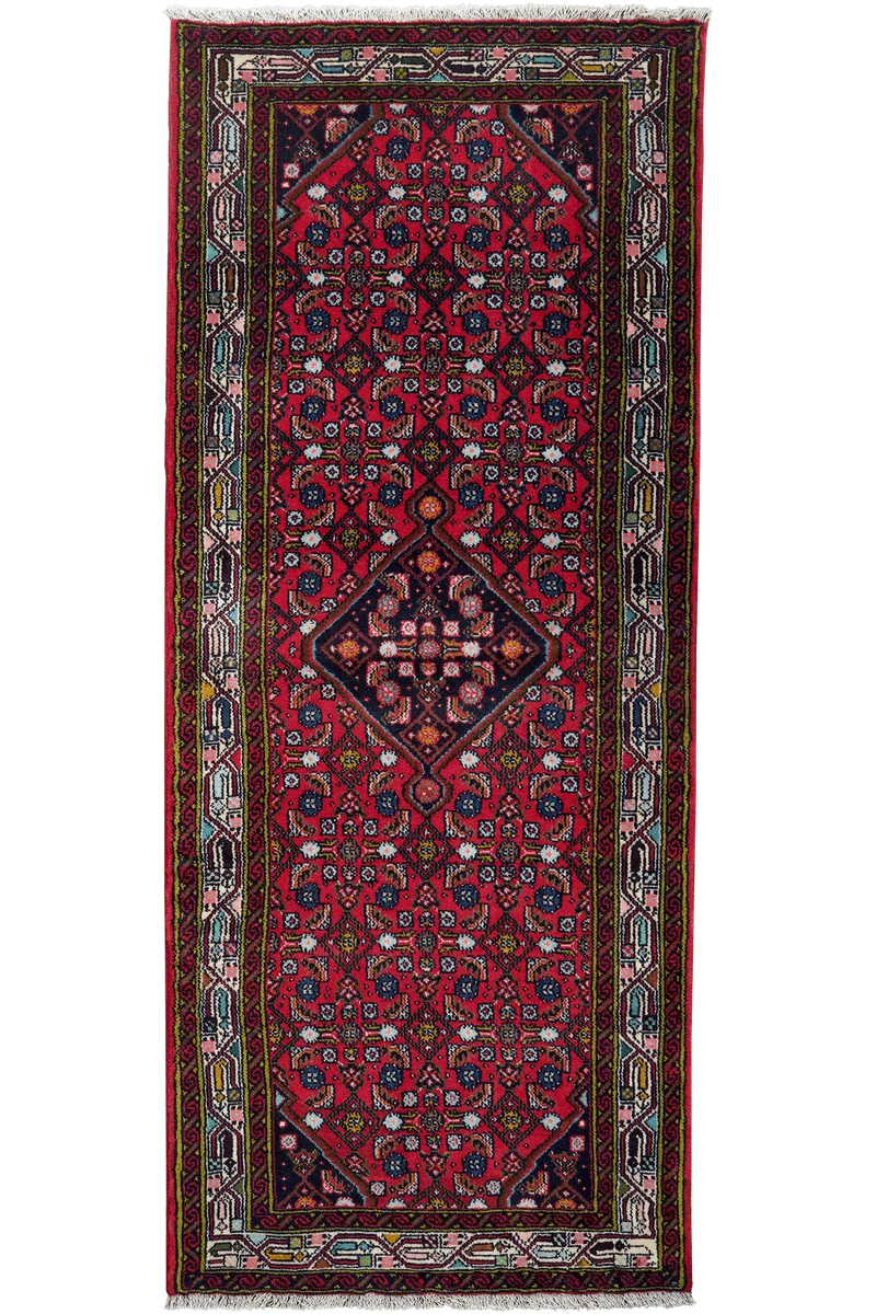 Assadabad · Handgeknüpft – Rot, 200x84 cm