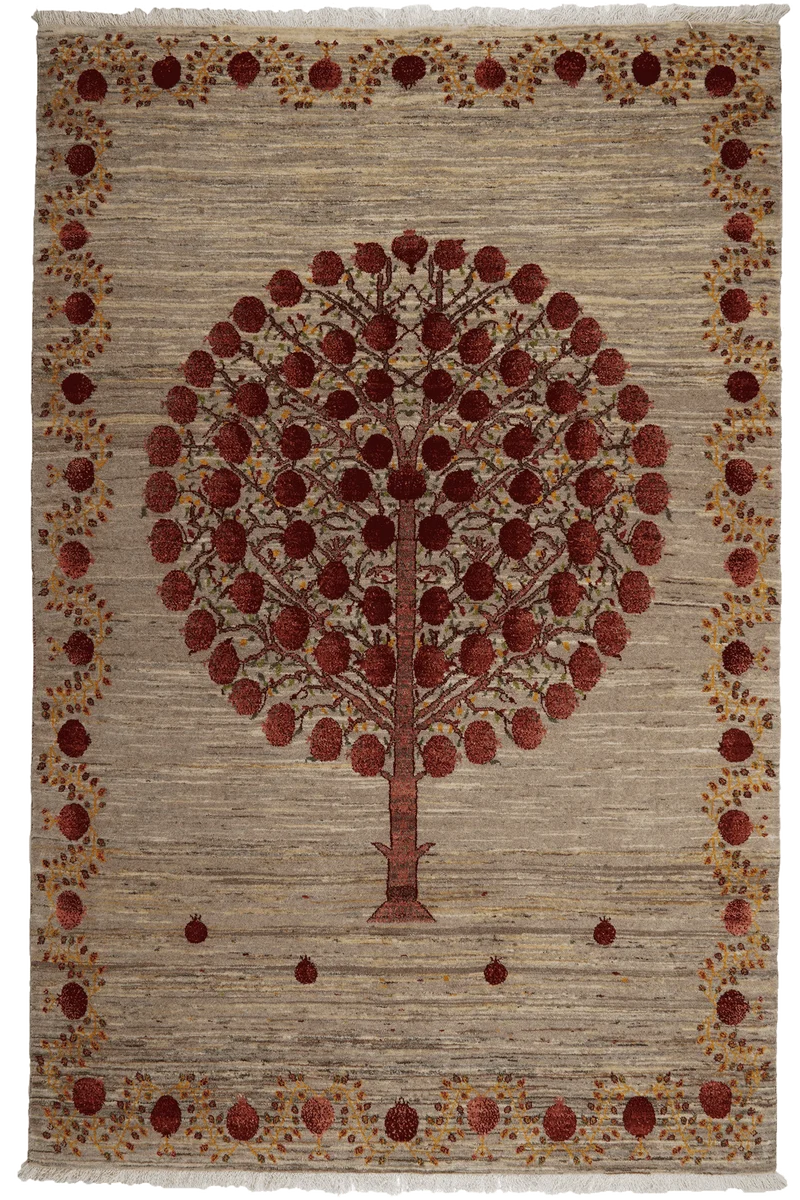 Rizbaf · Handgeknüpft – Braun, 250x163 cm