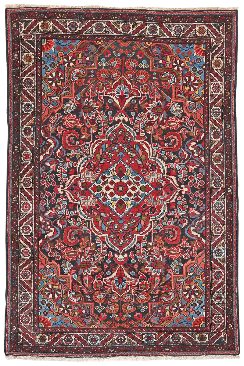 Bourtchalou · Handgeknüpft – Blau, 208x135 cm