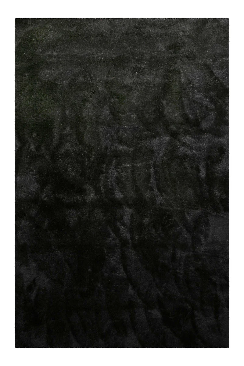 Teppich Schwarz Hochflor B-Ware "Lulu" Homie Living