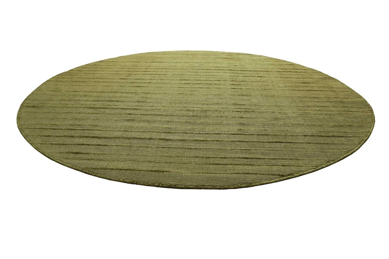 Teppich Rund Grün Kurzflor "Miramonti" Homie Living