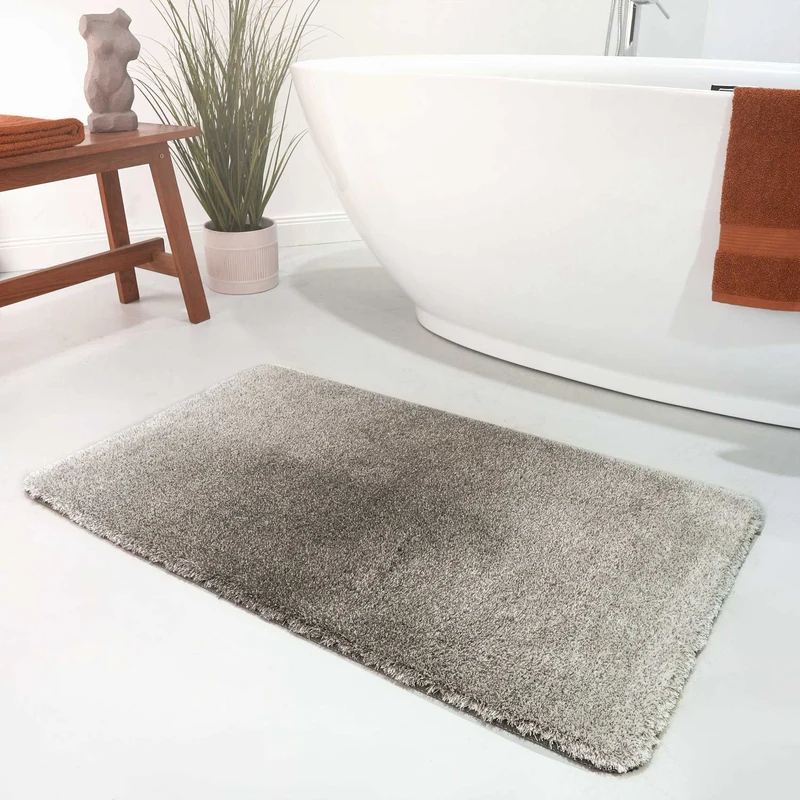 Badteppich Taupe meliert "Luuk" WECONhome Basics