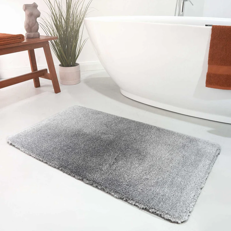 Badteppich Grau meliert "Luuk" WECONhome Basics