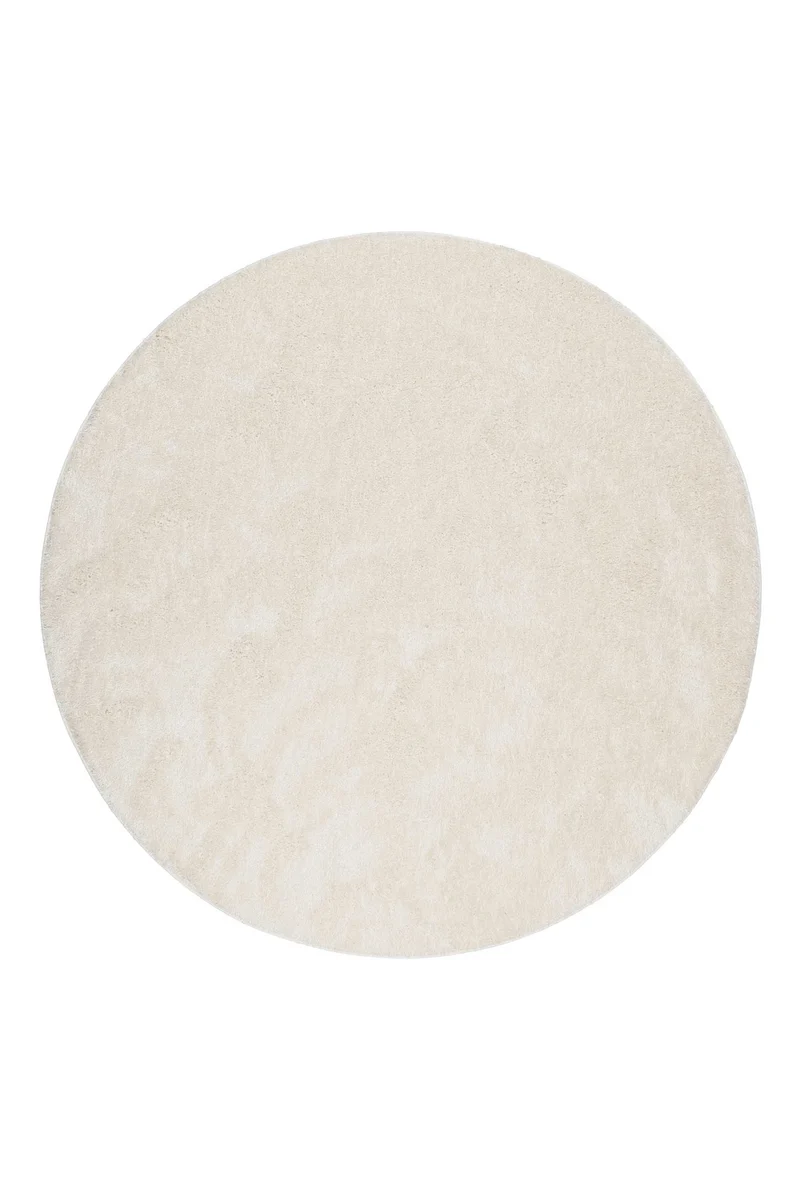 Esprit Teppich Rund Creme Weiß Hochflor "#Swagger Shag"