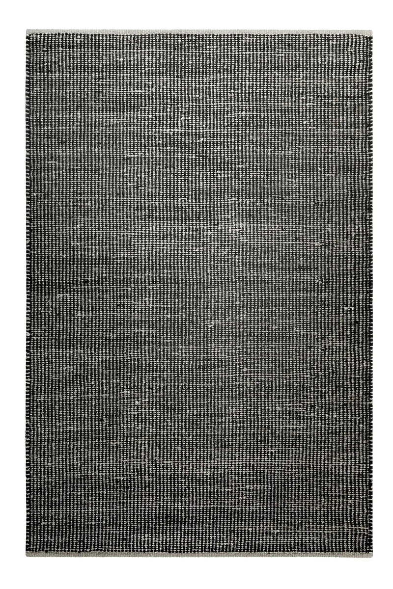 Kelim Teppich Grau Schwarz aus Jute & Wolle "Toulouse" Green Looop