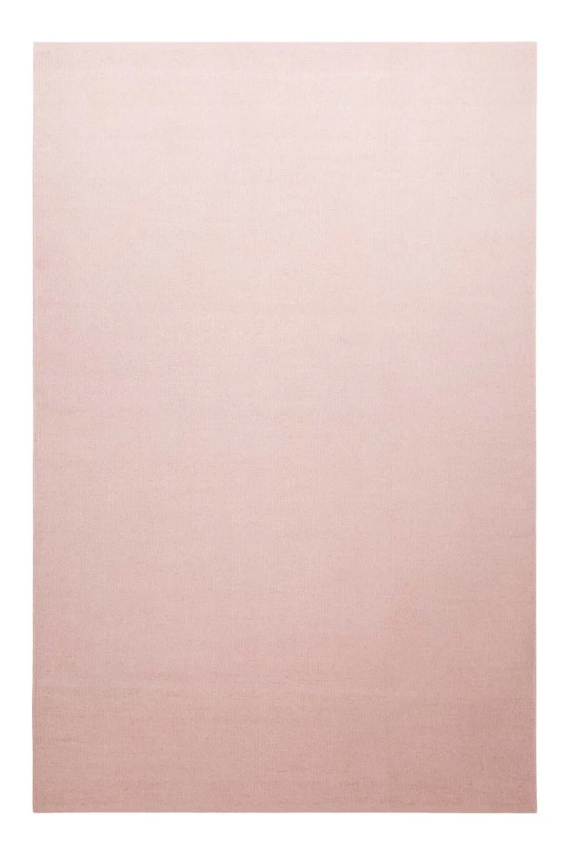 Kelim Teppich Rosa aus Wolle "Perpignan" Green Looop