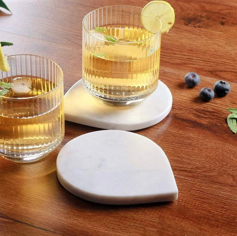 Drop Marble Coasters, Set of 4