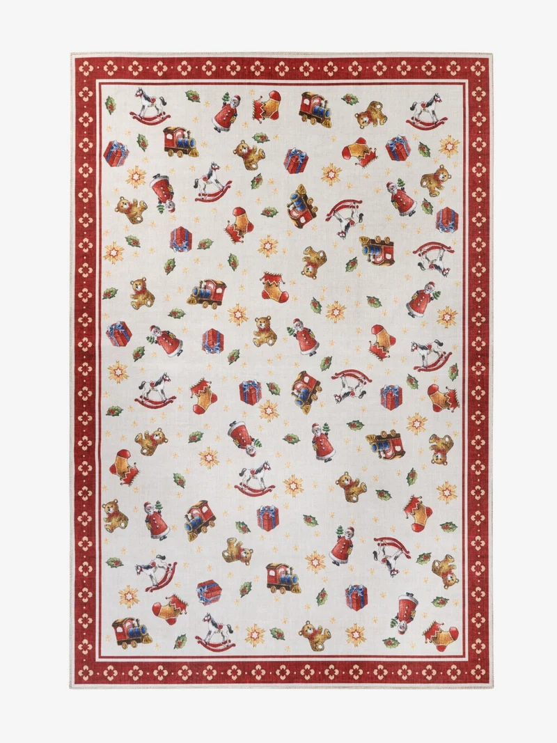 Villeroy & Boch Weihnachtsteppich Toy's Delight Nostalgic Rot