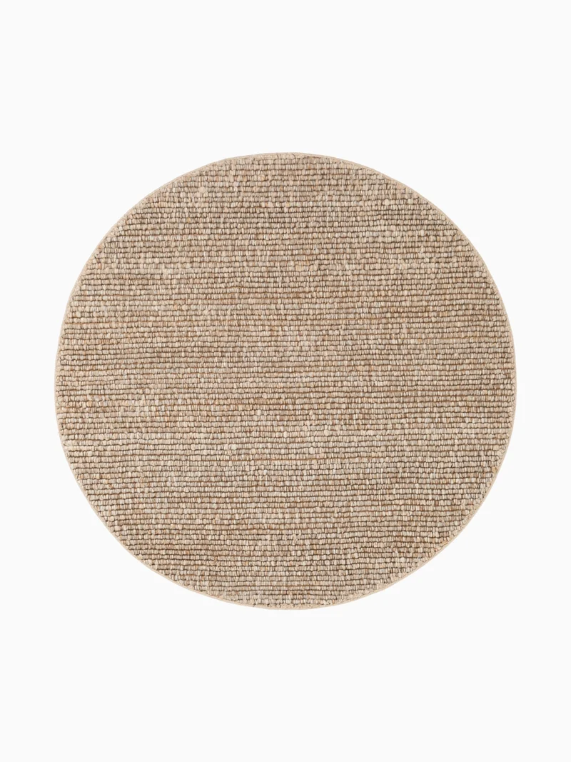 Villeroy & Boch Bouclé Teppich Wilma Beige Meliert Rund
