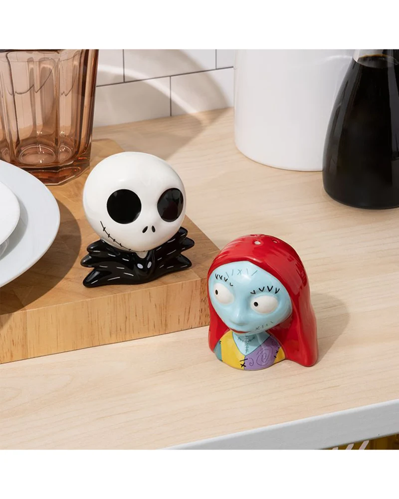 Nightmare Before Christmas Salz & Pfefferstreuer Set - Jack & Sally - aus Keramik