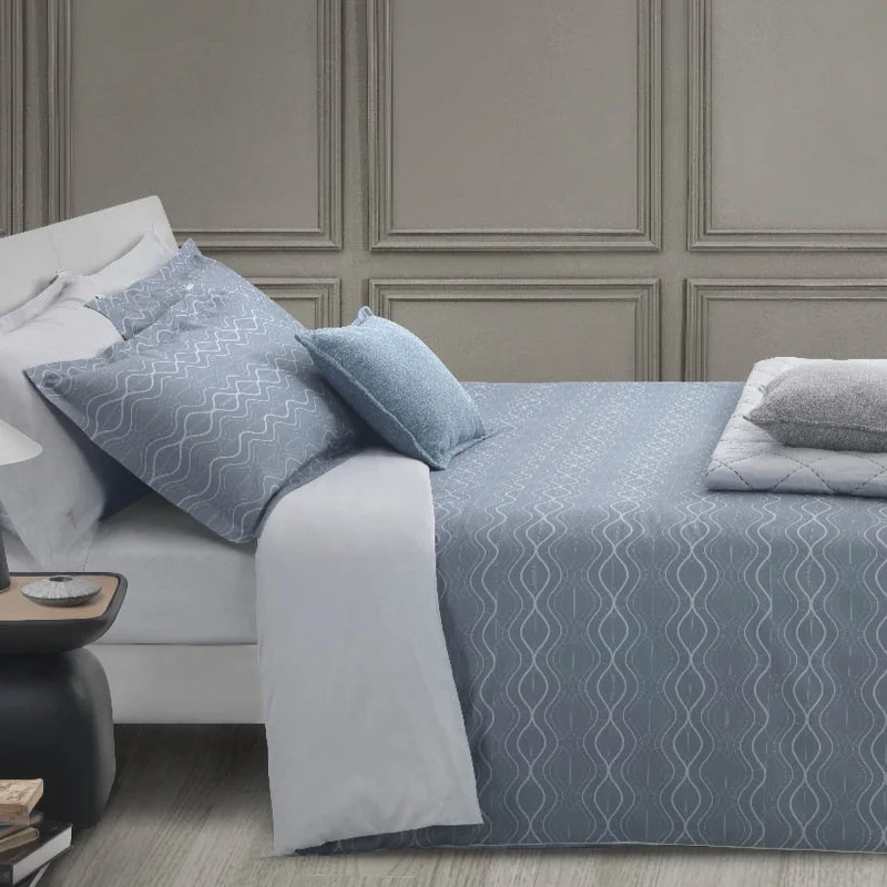 Completo Copripiumino in Raso di cotone New bloom Trussardi Geometrico
