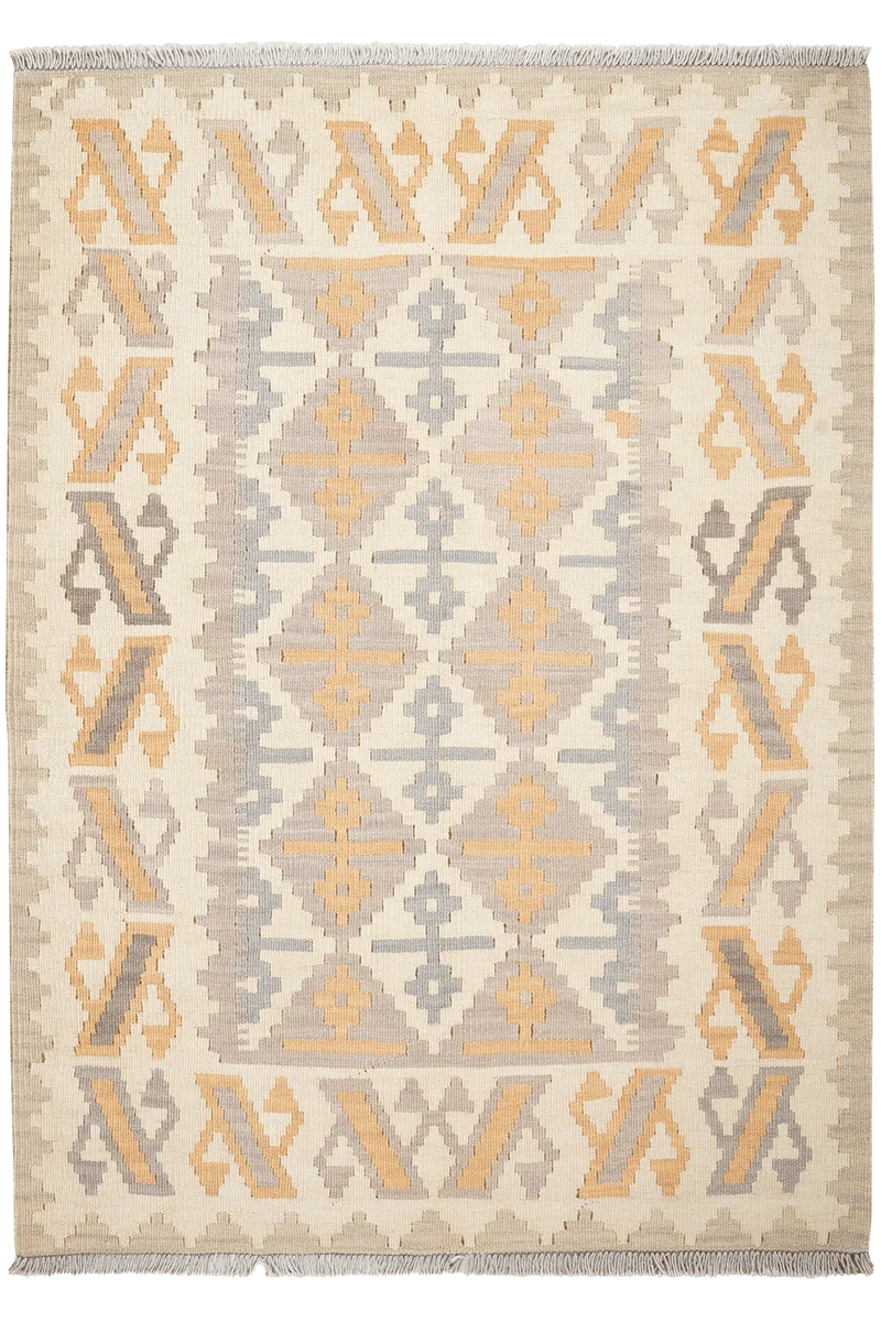 Kelim Gashgai · Handgewebt – Beige, 175x125 cm