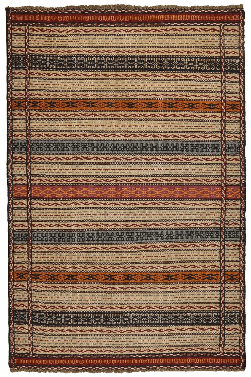 Kelim Kordi · Handgewebt – Beige, 150x100 cm