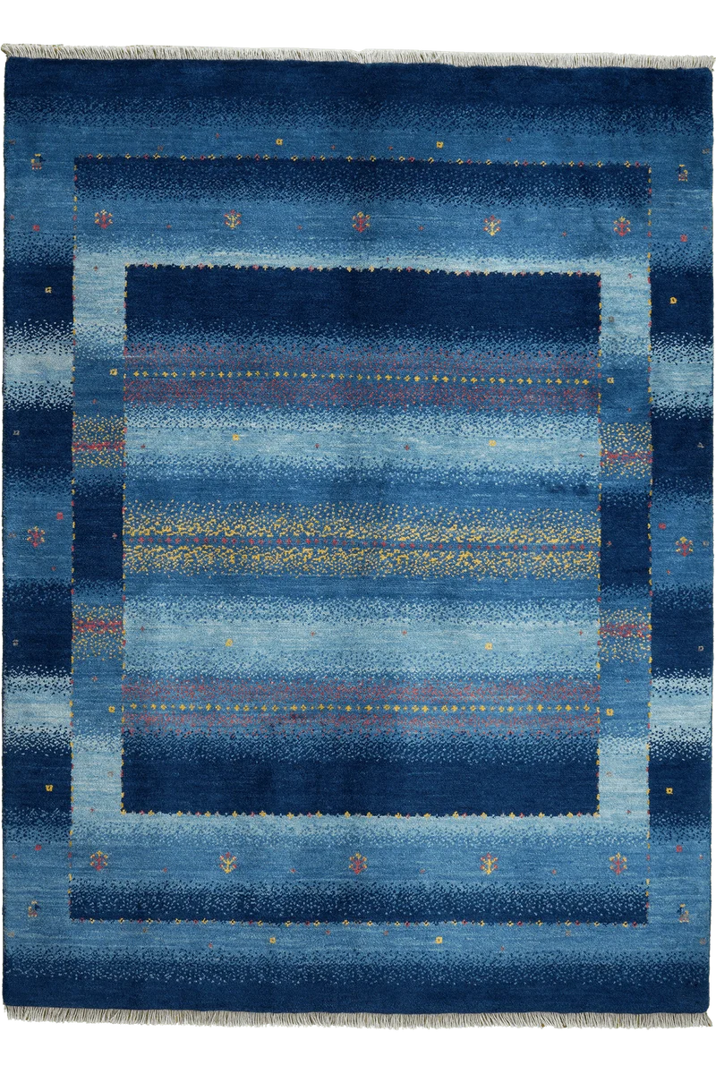 Rizbaf · Handgeknüpft – Blau, 204x149 cm