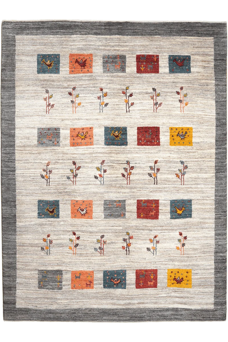 Rizbaf · Handgeknüpft – Beige, 201x149 cm
