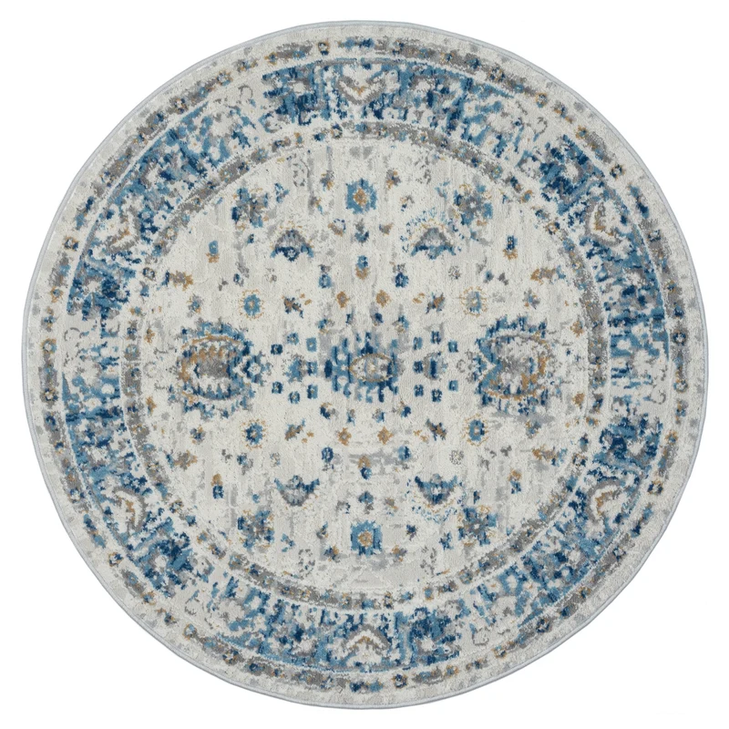 Teppich HERIZ rund multi-color 120 x 120 cm