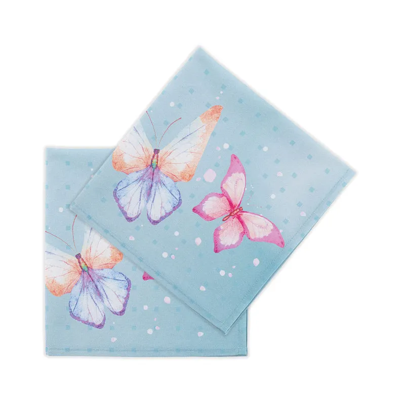 Set 2 Tovaglioli Butterfly in Cotone