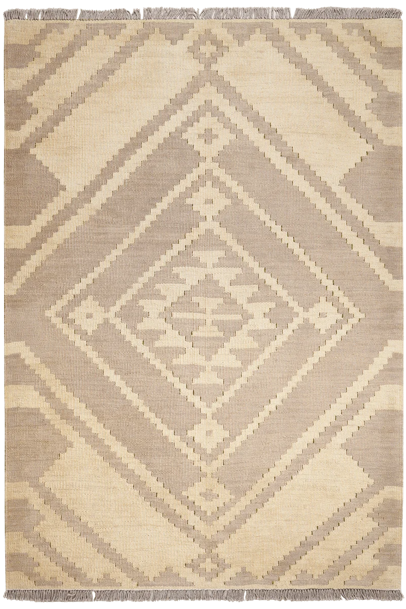 Kelim Gashgai · Handgewebt – Beige, 175x120 cm