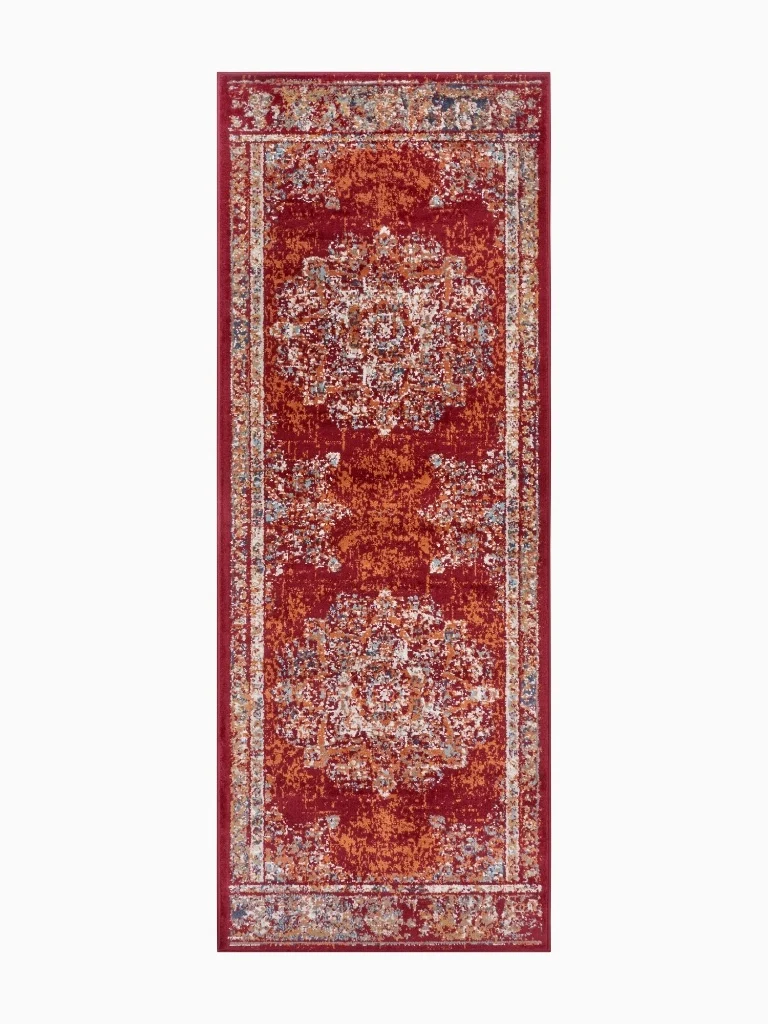 Vintage Teppich Maderno Rot Läufer