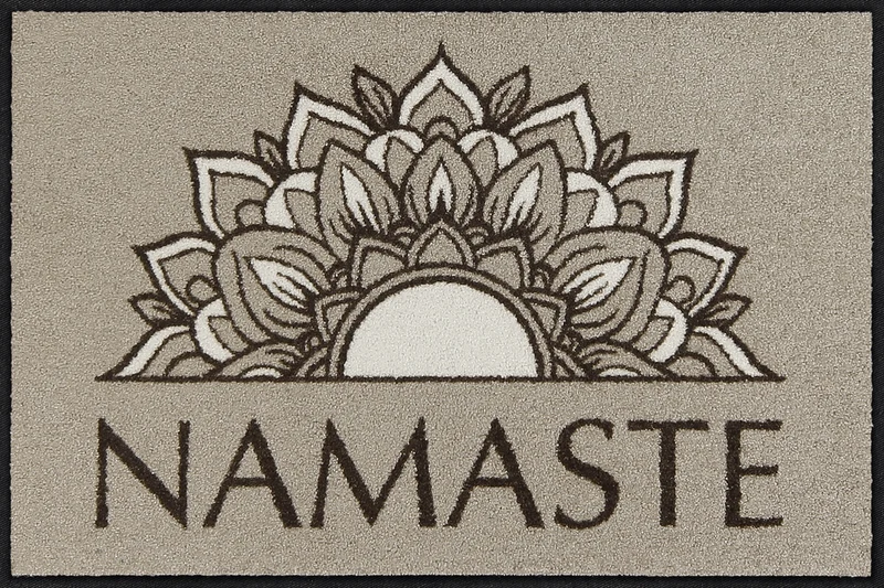 Fußmatte 50x75 Namaste Ornament braun