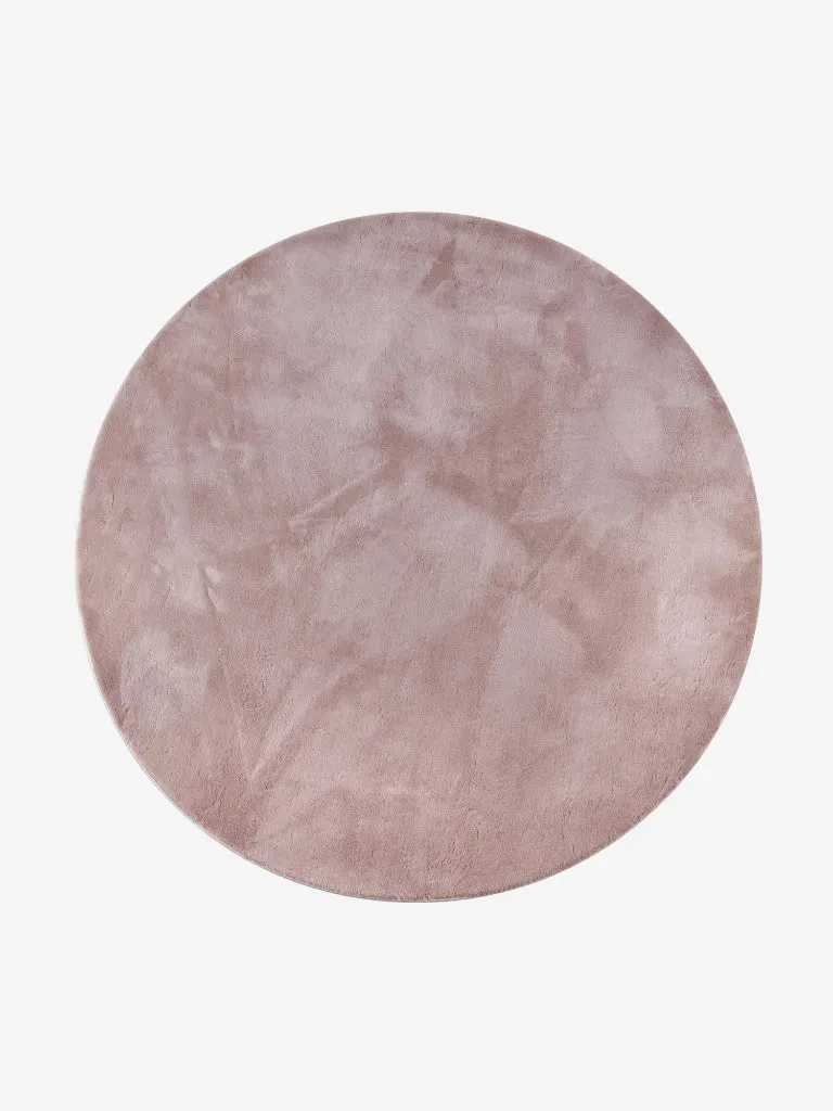 Villeroy & Boch Flauschiger Teppich Leon Rosa Rund