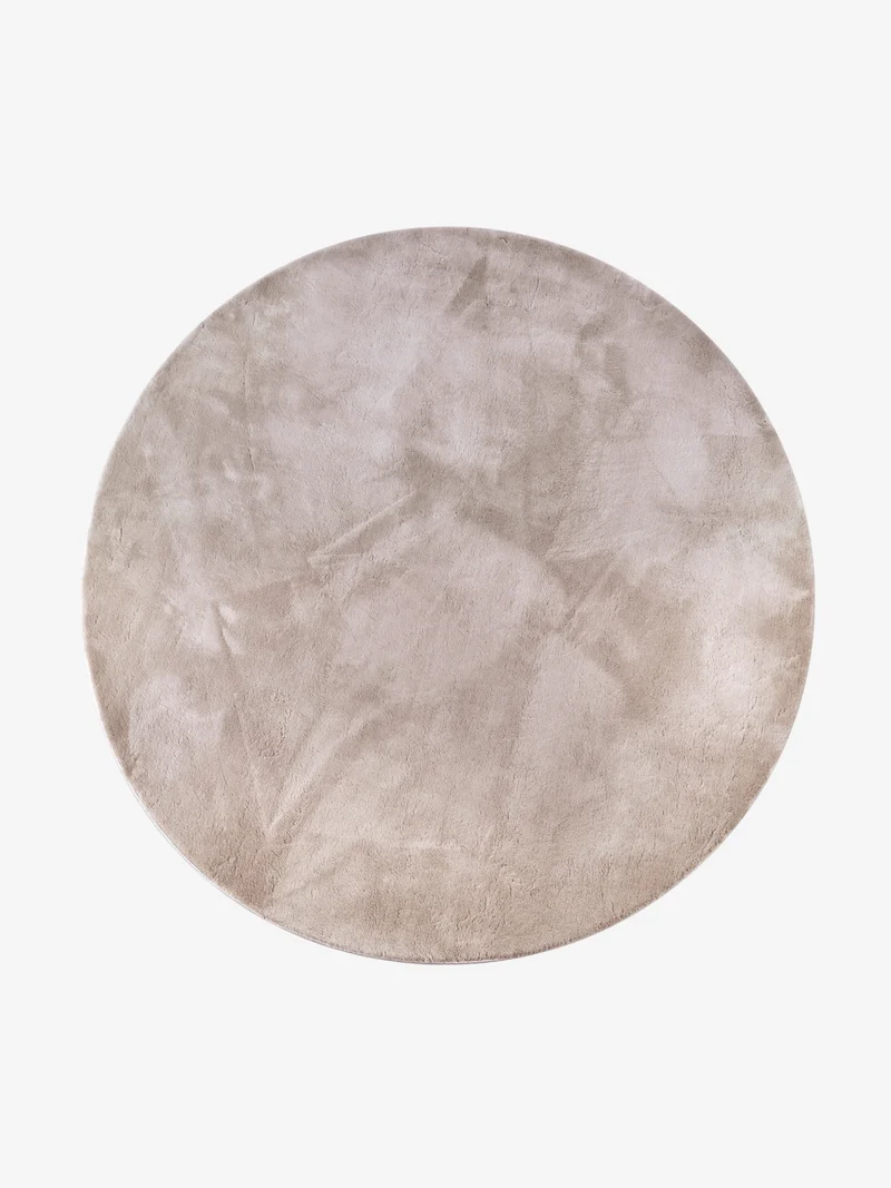 Villeroy & Boch Flauschiger Teppich Leon Grau Rund
