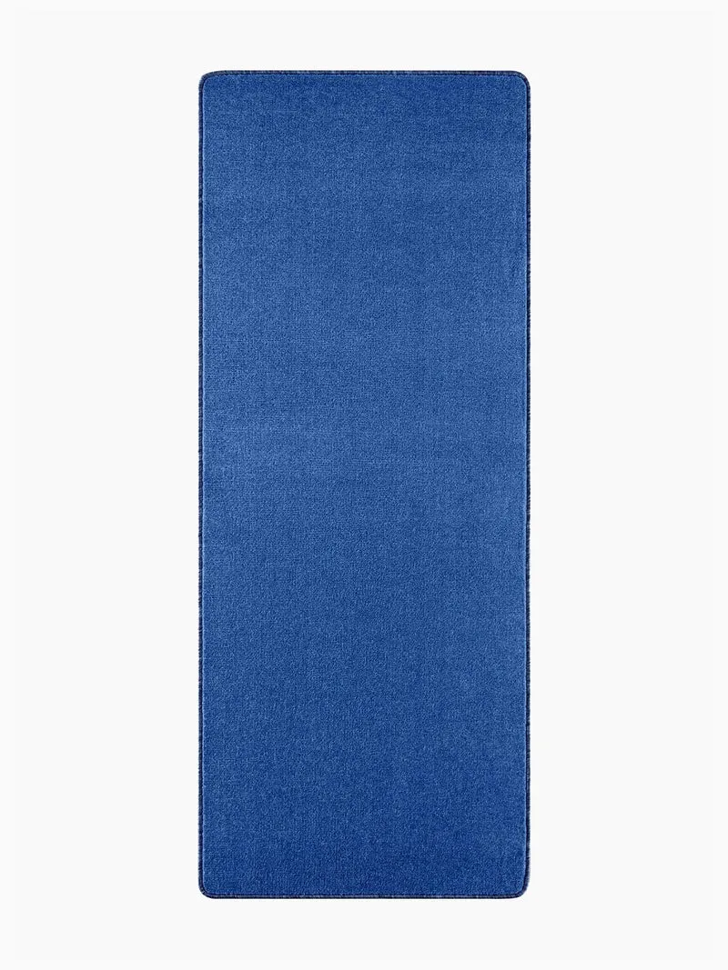 Einfarbiger Teppich Nasty Blau Läufer