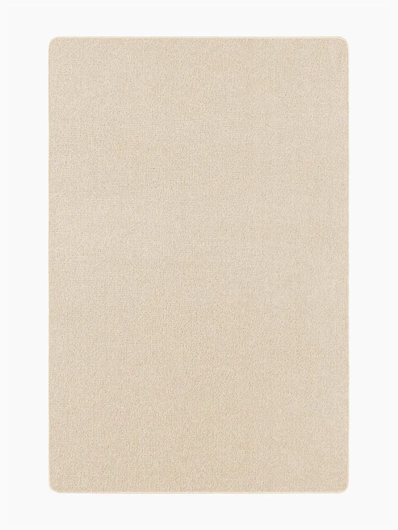 Einfarbiger Teppich Nasty Creme