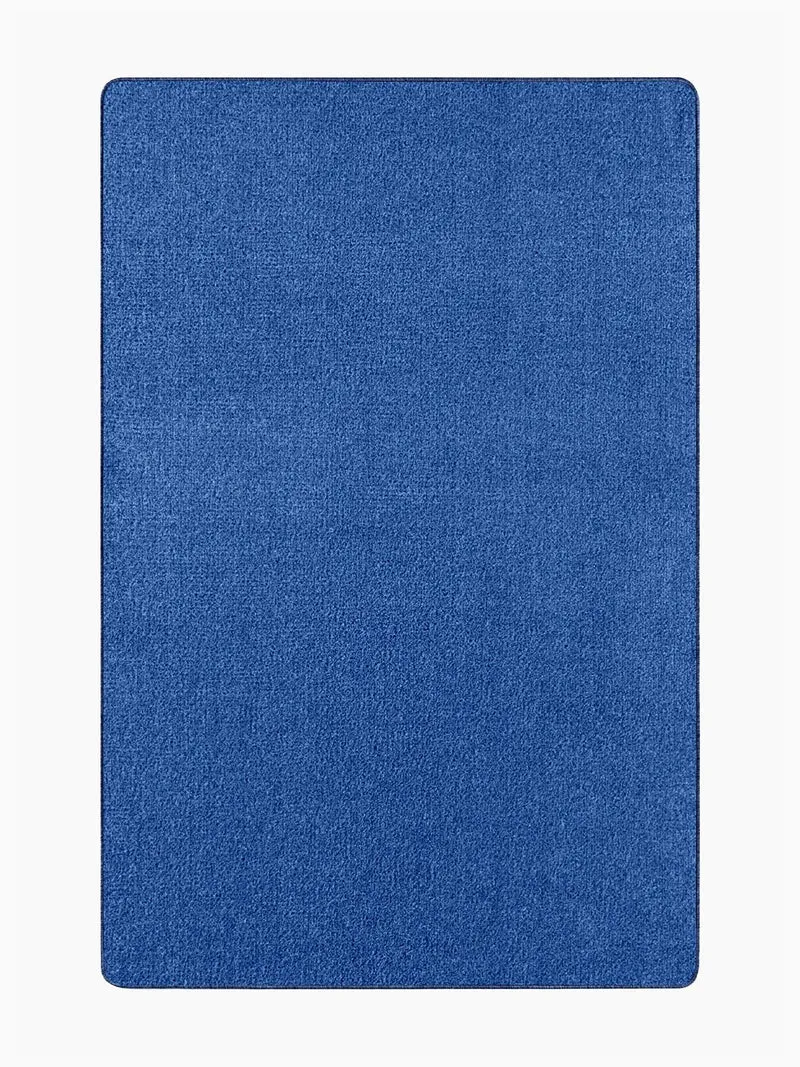 Einfarbiger Teppich Nasty Blau