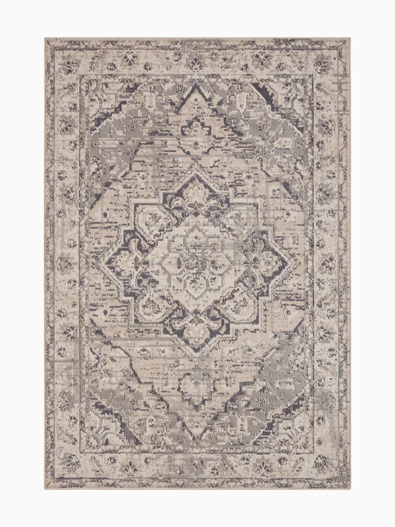 Vintage Teppich Terrain Beige