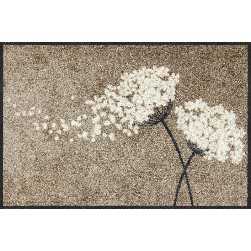 Fußmatte 50x75 Wishfull Blossom taupe beige