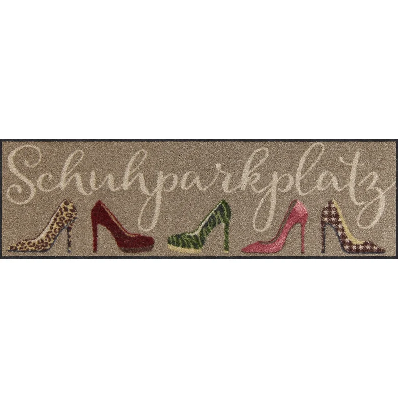Läufer klein 30x100 Stiletto Parkplatz taupe
