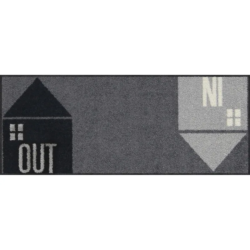 Fußabtreter klein 30x75 In and Out grau