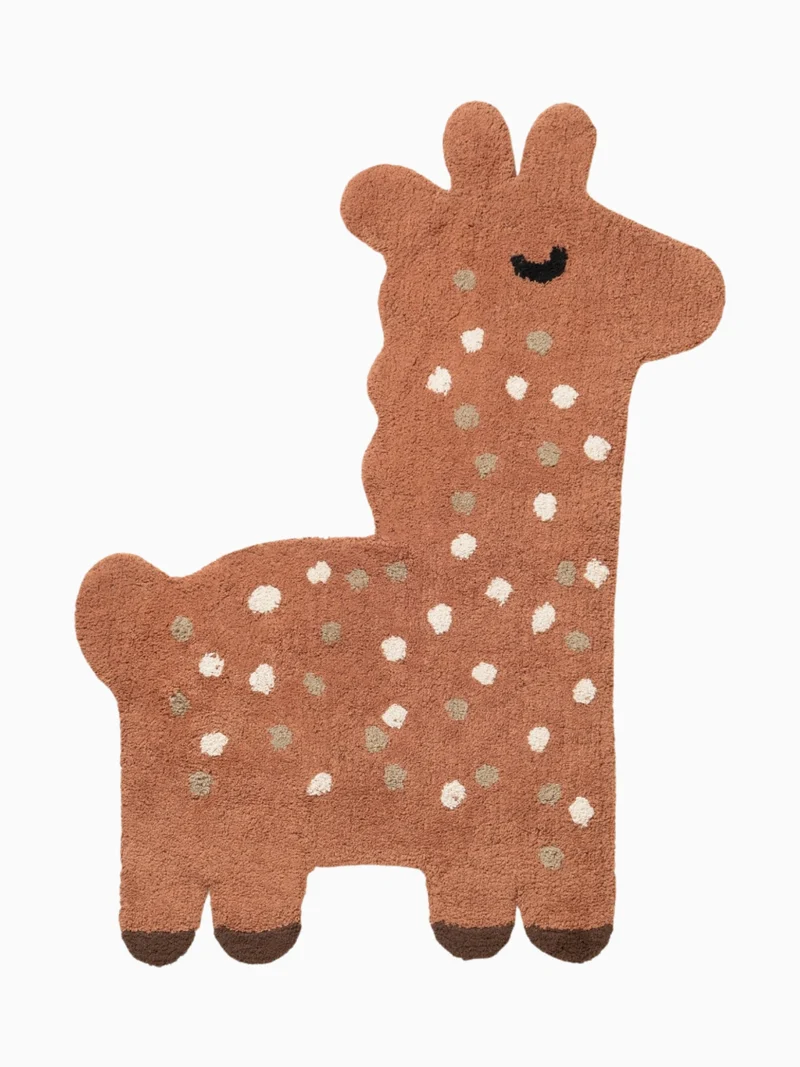 Waschbarer Kinderteppich Gino Braun