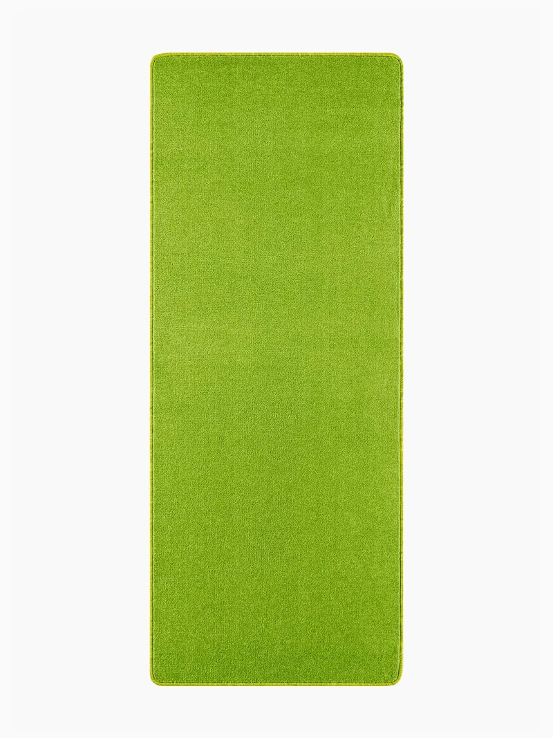 Einfarbiger Teppich Nasty Grün Läufer