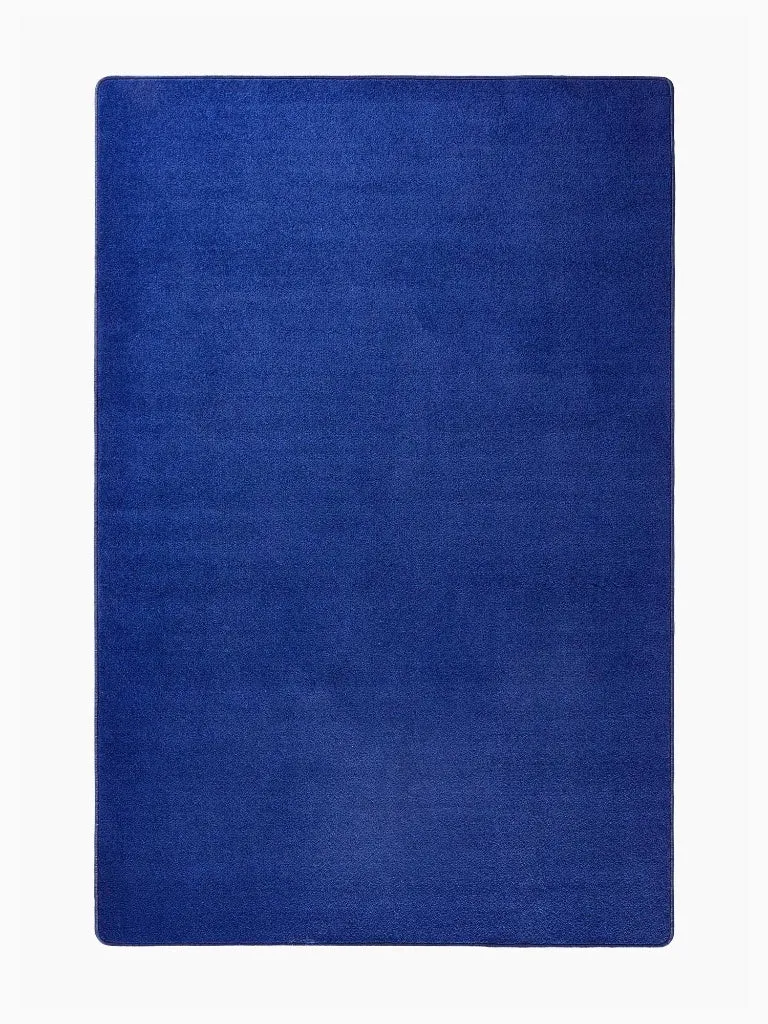 Einfarbiger Teppich Fancy Blau