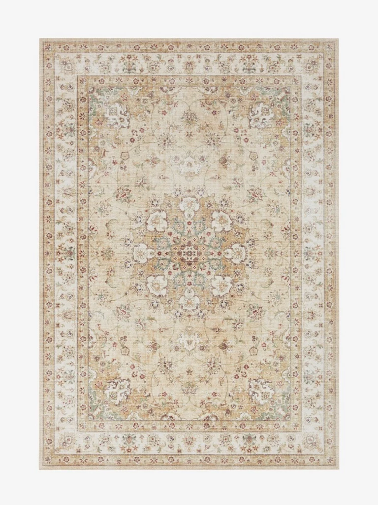 Elle Decoration Vintage Teppich Nain Gold