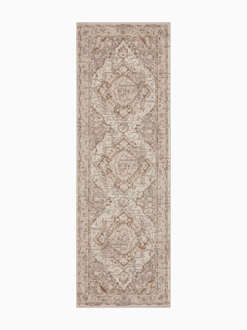 Vintage Teppich Terrain Beige Läufer