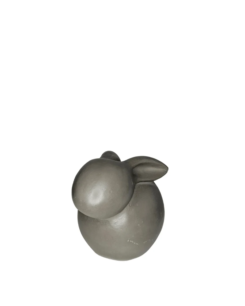 Beton Hase sitzend Garten-Deko - Grau / in drei Größen