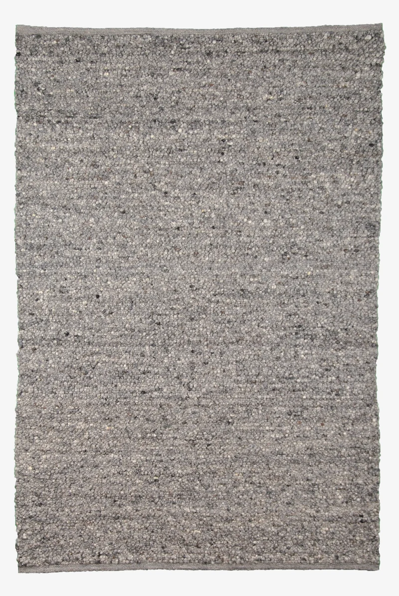 Handwebteppich Seefeld 3 - Grau - 140 x 200 cm