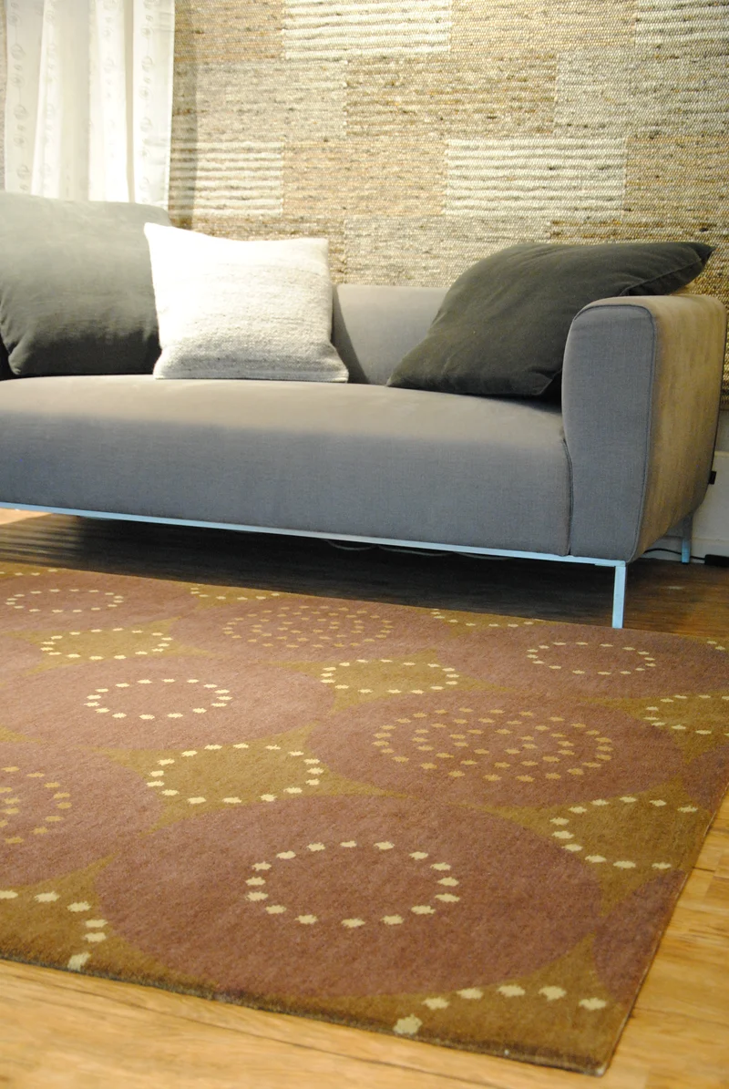 Designerteppich - Domus MD.101 - Braun, Gold - 171 x 238 cm