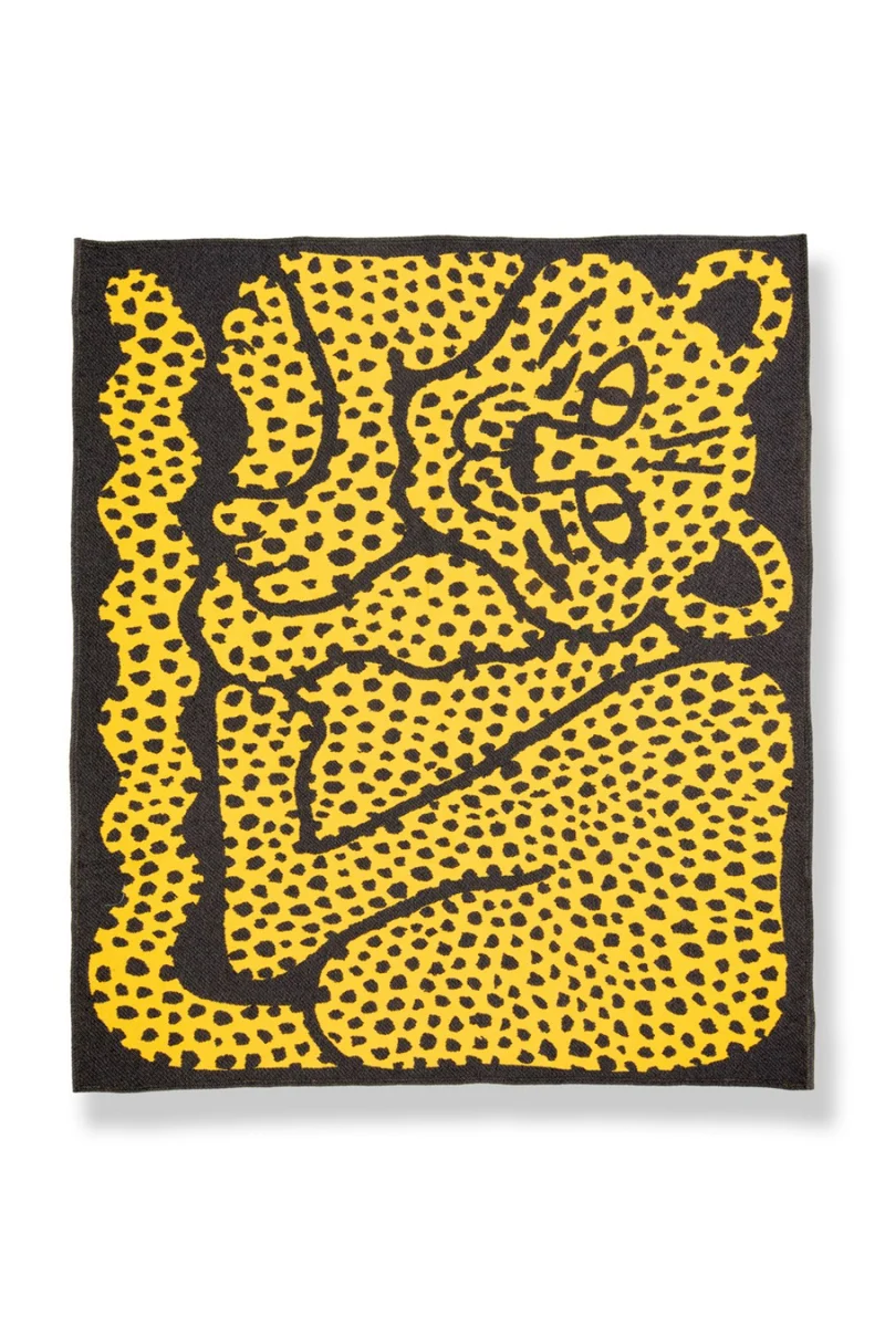Locarno Film Festival Cotton Blanket “Dotty Leopard” by Jody Barton